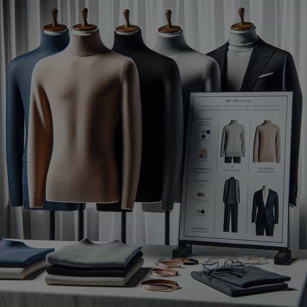 How to Select and Style a Cashmere Turtle Neck for High-End Business Casual?